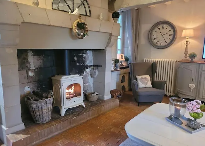 Nyaraló De Charme, Bord De Loire Ma Maison Angevine Le Thoureil